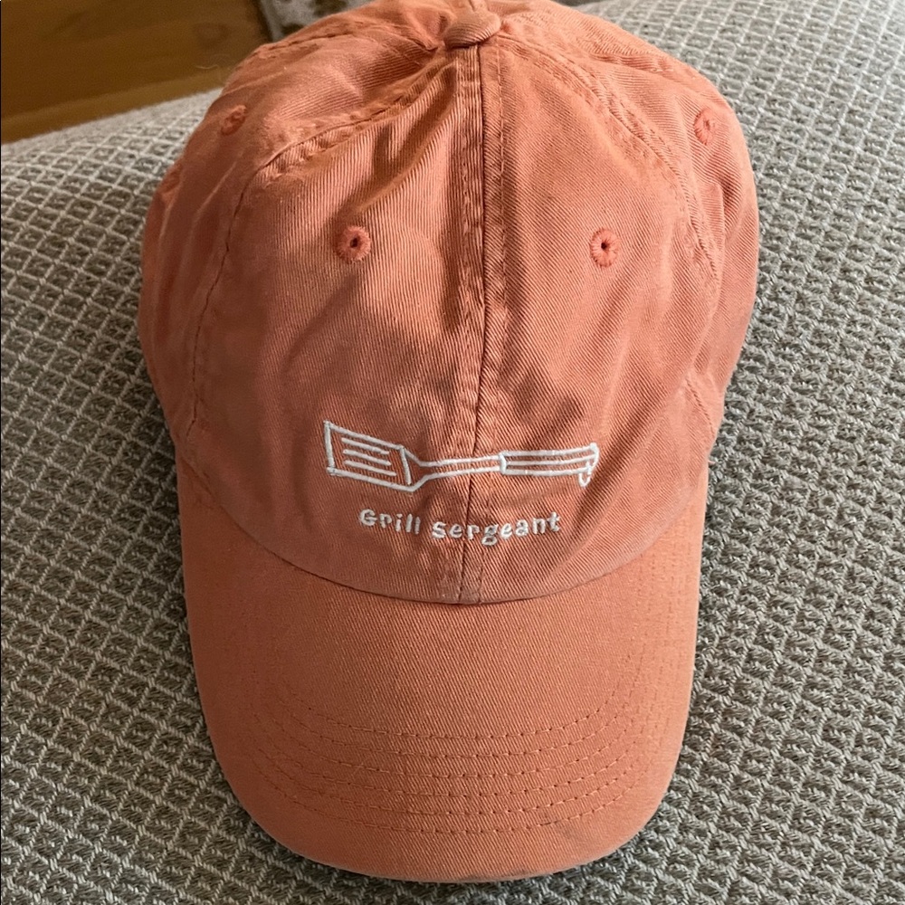 ❤️ 6 for 20 ❤️ Life is Good Orange Grill Sergeant Cap
